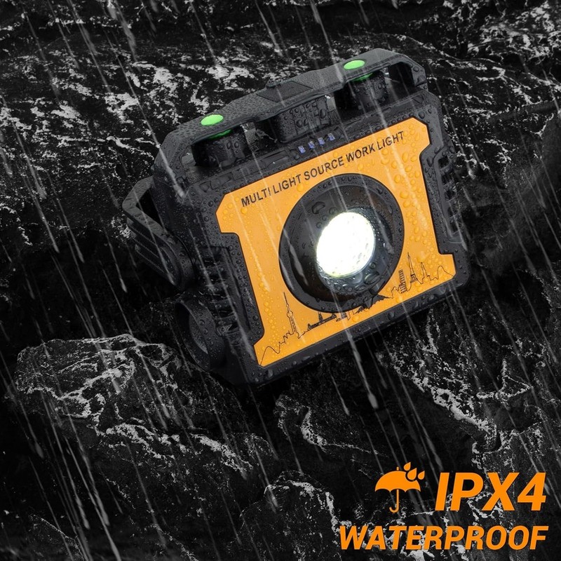 2X USB Rechargeable COB LED Work Light Lamp Floodlight Camping Emergency Torch gallery
