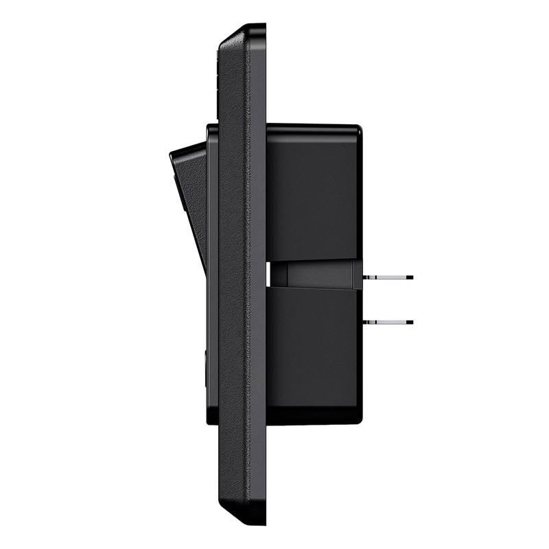 Modern Single SPST On-Off Switch with Bezel, 12-Volt, for RV, Trailer, Camper, w gallery