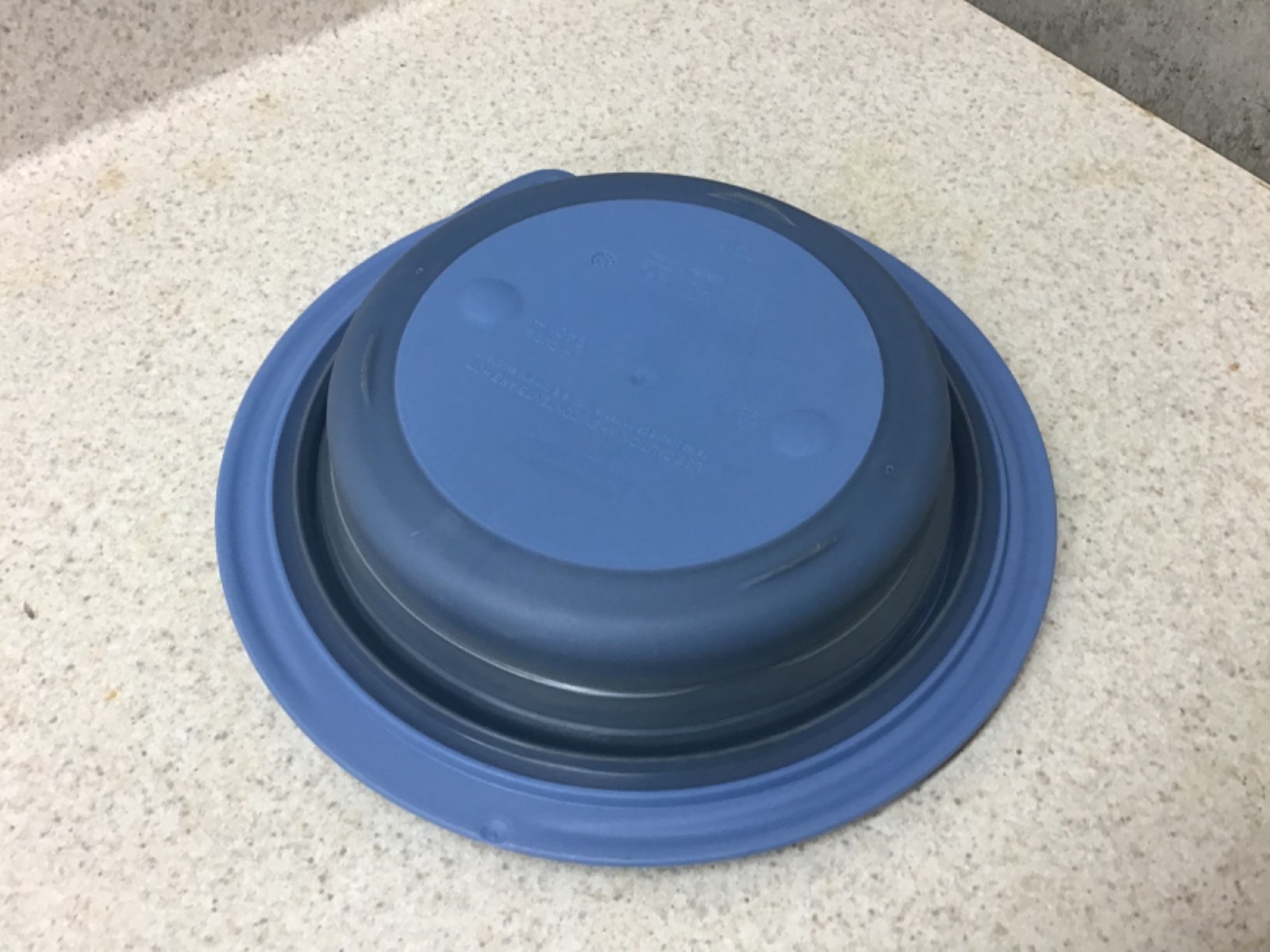 Rubbermaid Collapsible Food Storage Container w/Lid 4 Cup Blue Silicone 7G16 gallery