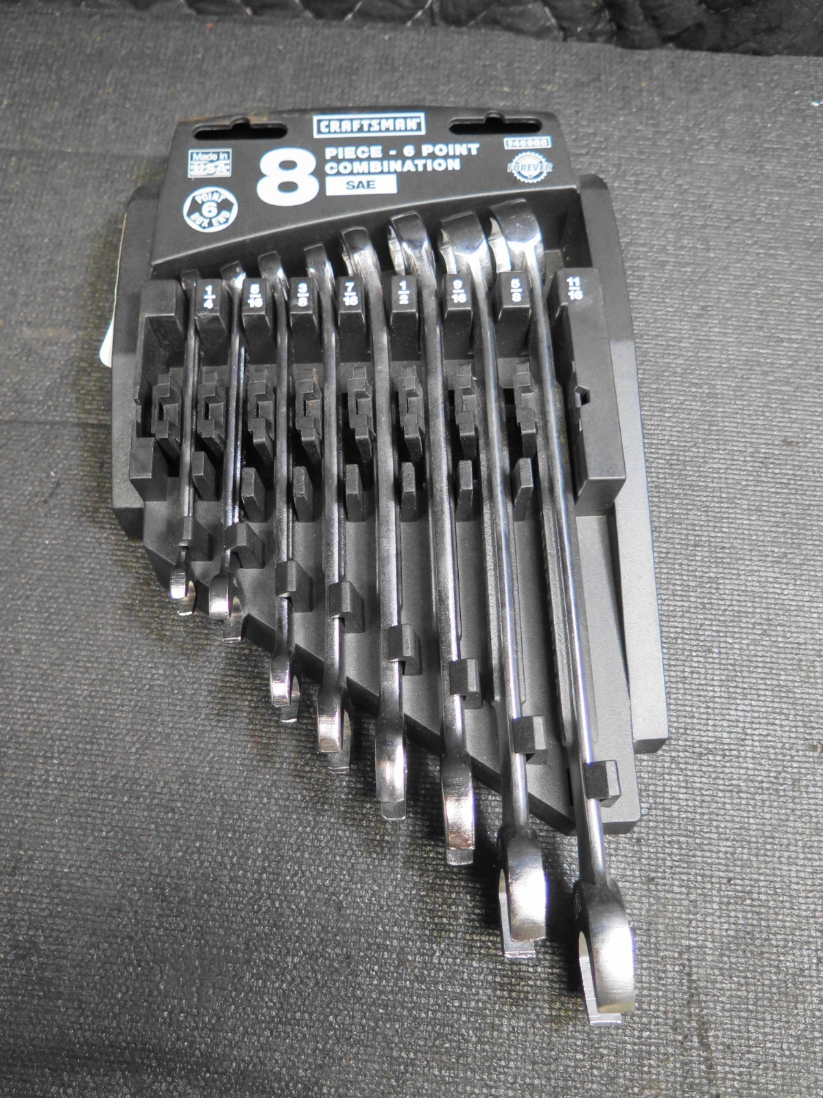Craftsman 8 Piece Six Point Combination Wrench Set #46988 Vintage U.S.A. SAE gallery