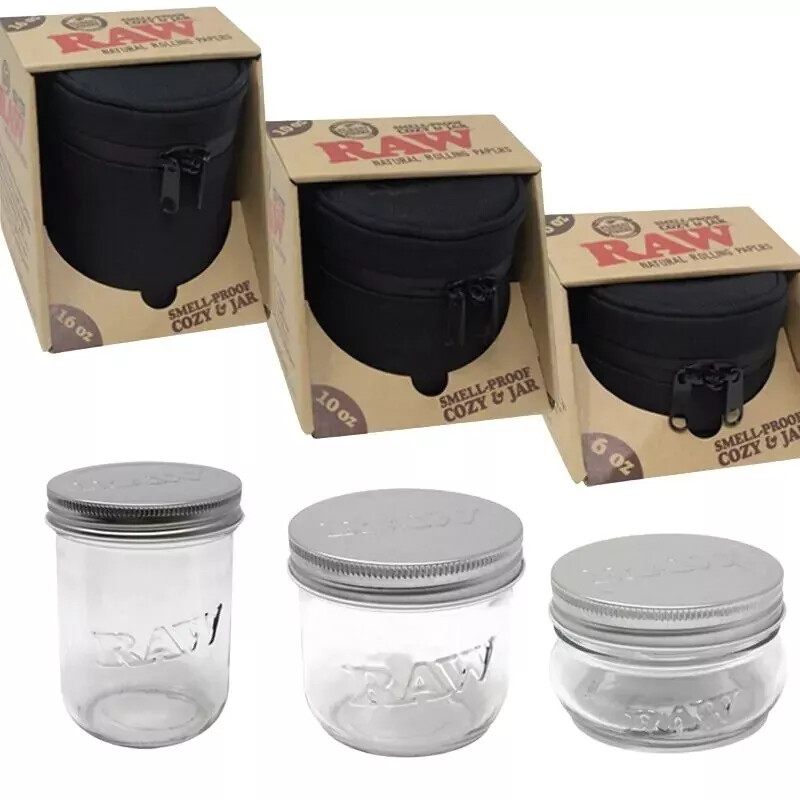 RAW Smell Proof Cozy & Jar | 16oz | 10oz | 6oz gallery