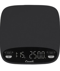 Escali Versi Digital Kitchen Scale w/ Timer & Tare, Black, CF63B
