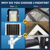 Solar Lights Outdoor Waterproof IP65: 2 Pack 10000mAH Solar Street Light, Dus... gallery
