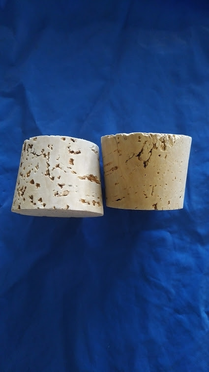 CORK stopper plug round tapered style crafts fishing lab wine all natural*1-3/4* gallery