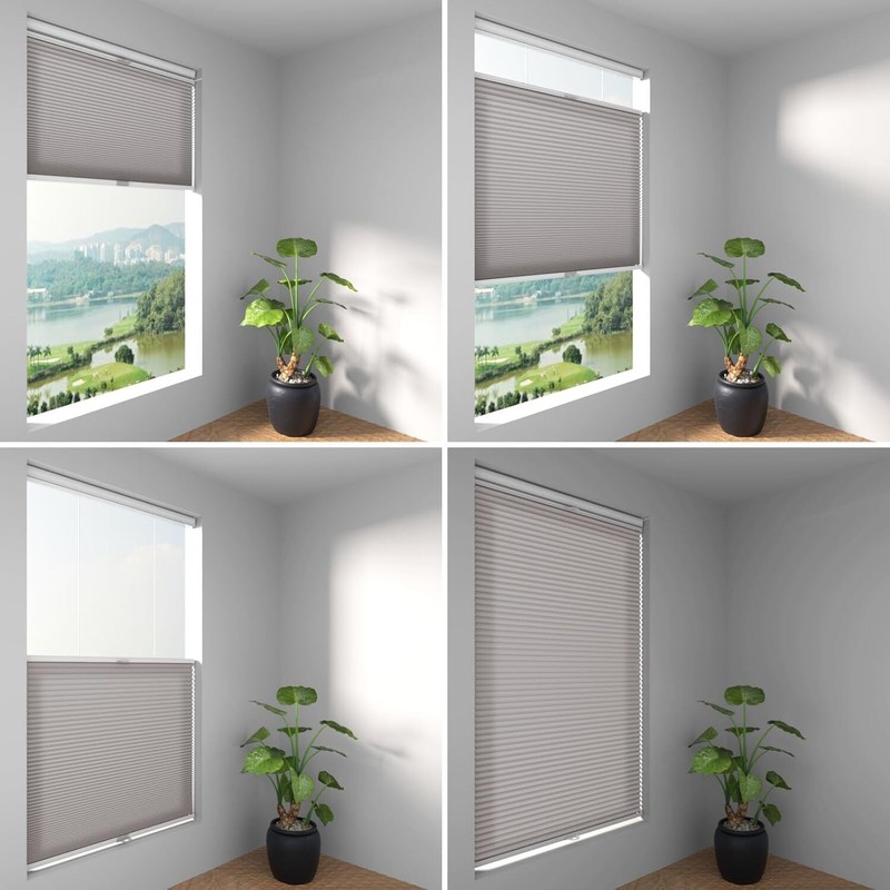 CUSTOM Light Filtering Cellular Blinds Top-Down Bottom Up Honeycomb Shades gallery
