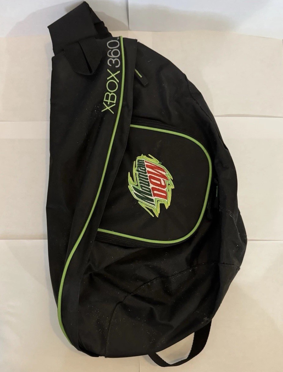 Mountain Dew Xbox 360 Backpack Sling Bag
