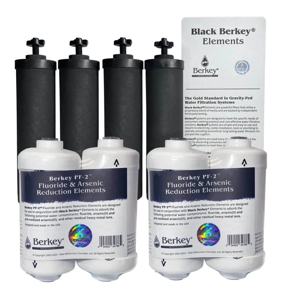 2 Combo, Authentic Black Berkey Filters, PF-2 Fluoride Water purifiers & filters gallery
