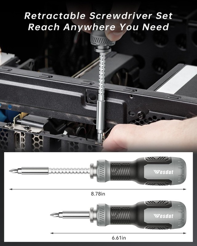 13-in-1 Multi-bit Screwdriver Set Tool All in One [Super Durable] Screw Drive... gallery