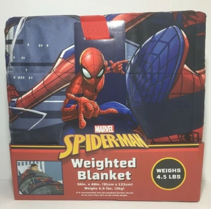 Marvel Spider-Man Soft Weighted Blanket 4.5 pounds 36x48 in. Spiderman New gallery
