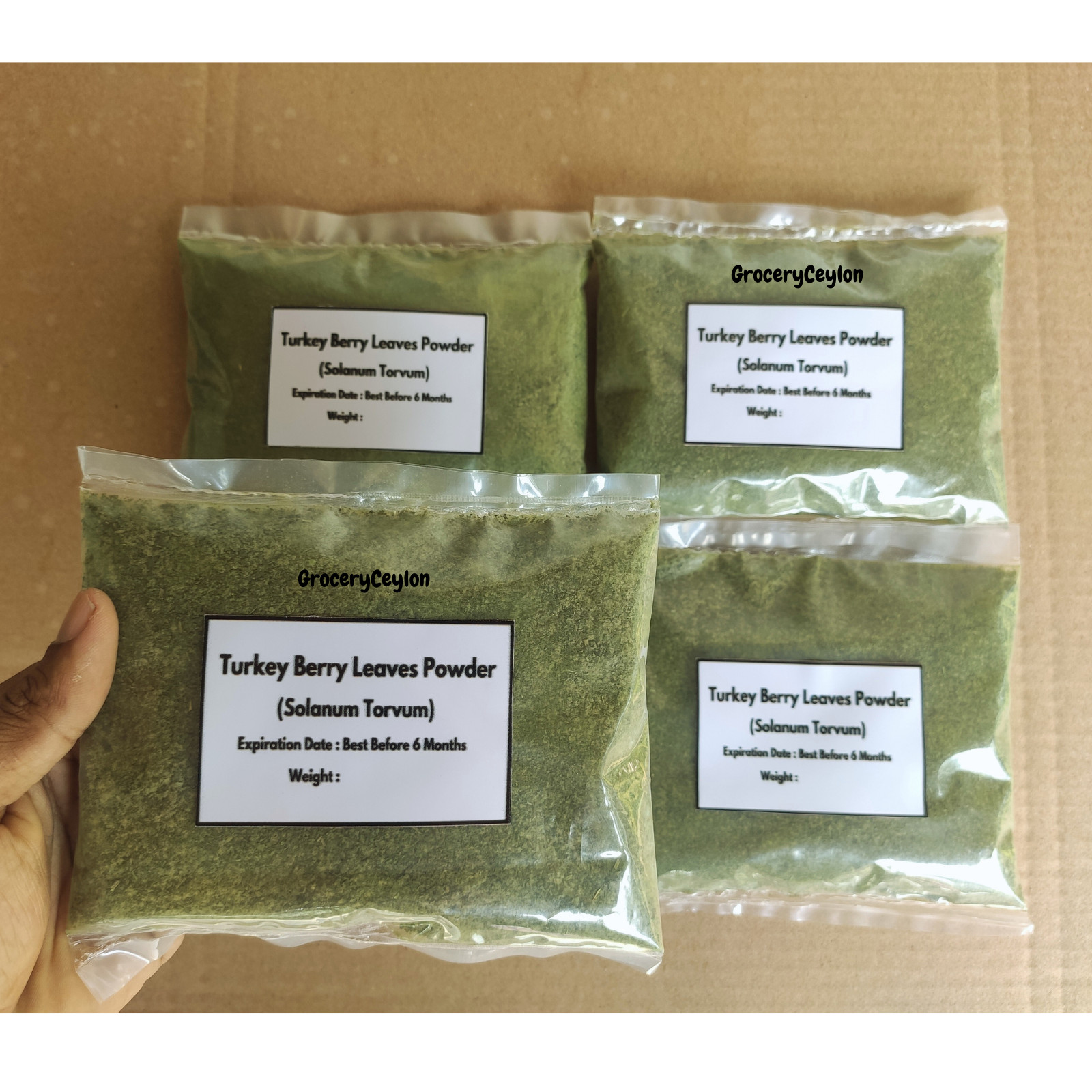 Organic Turkey Berry Leaves Powder Solanum Torvum Natural Pure Dried Leaf Powder gallery