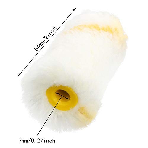 10pcs Wall Paint Roller Covers 2 Inch 5cm Mini Acrylic Fiber Brush House gallery