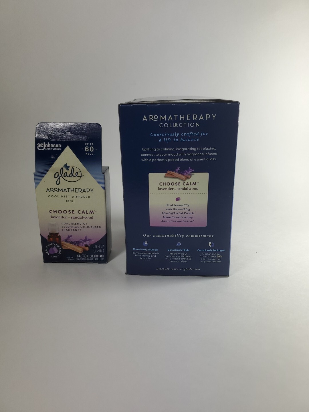 Glade Aromatherapy Essential Oil Diffuser with 2 Refill Lavender & Sandalwood gallery