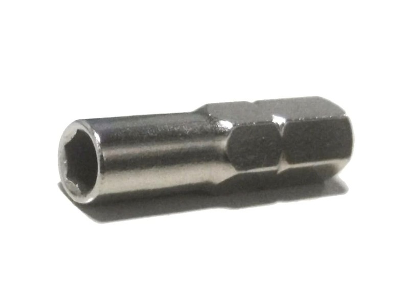 Wiha 75802 - System 4 MicroBit Adapter 1/4' Hex Outside to 4mm Inside, 25mm Long gallery