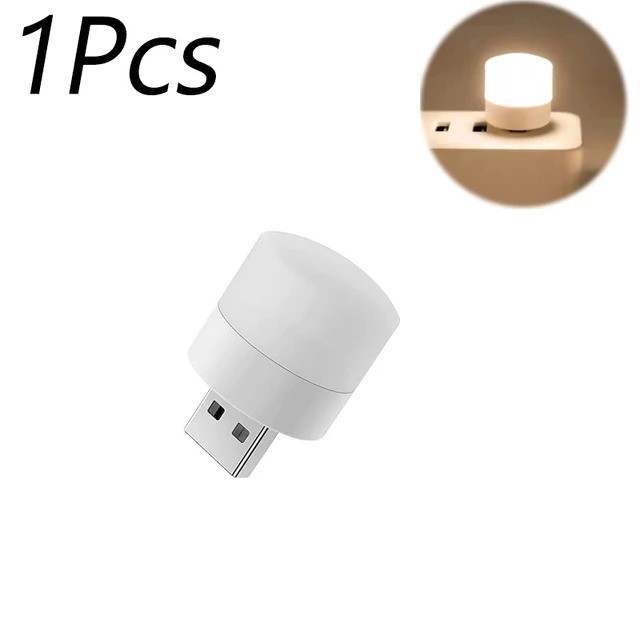 Mini USB LED Night Light Warm White Eye Protection Lamp for Laptop Power gallery