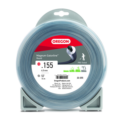 22-255 Oregon Round Magnum Gatorline Trimmer Line 0.155" 1/2 lb. Donut gallery
