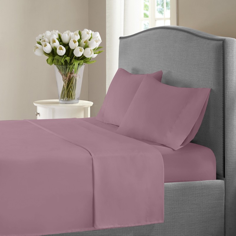 New York Collection 1200 Thread Count Solid Deep Pocket 100% Cotton Sheet Set gallery