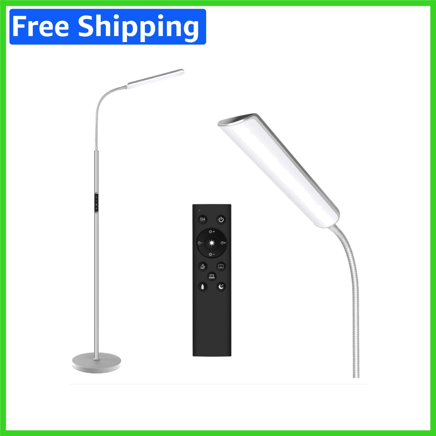 Bright & Energy-Efficient 15W LED Floor Lamp - Perfect for Reading & Relaxing gallery