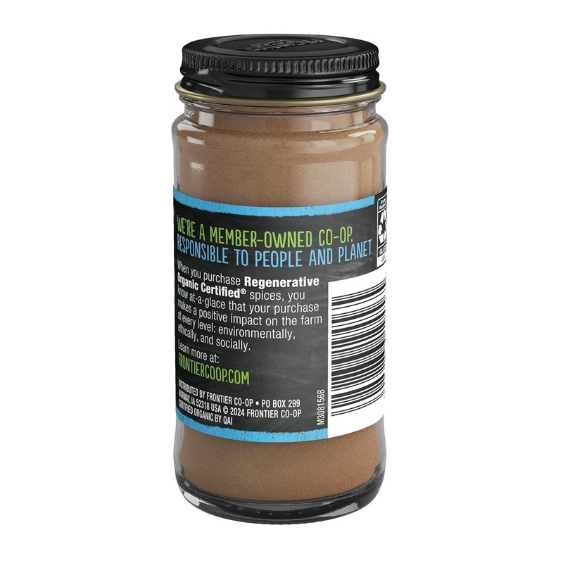 Frontier Organic Ceylon Cinnamon Powder - Regenerative & Kosher, 1.76 oz gallery