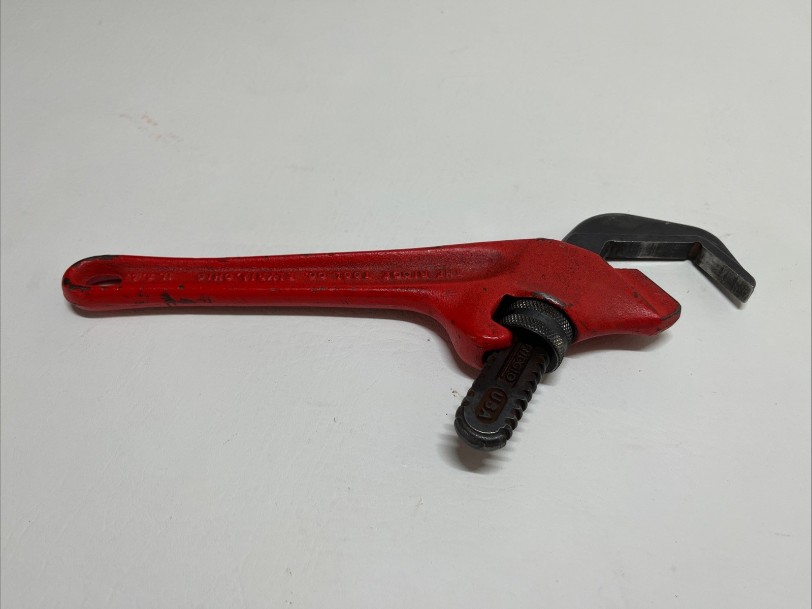 RIDGID Model E-110 9.5" Offset Hex Pipe Wrench: Made in USA gallery