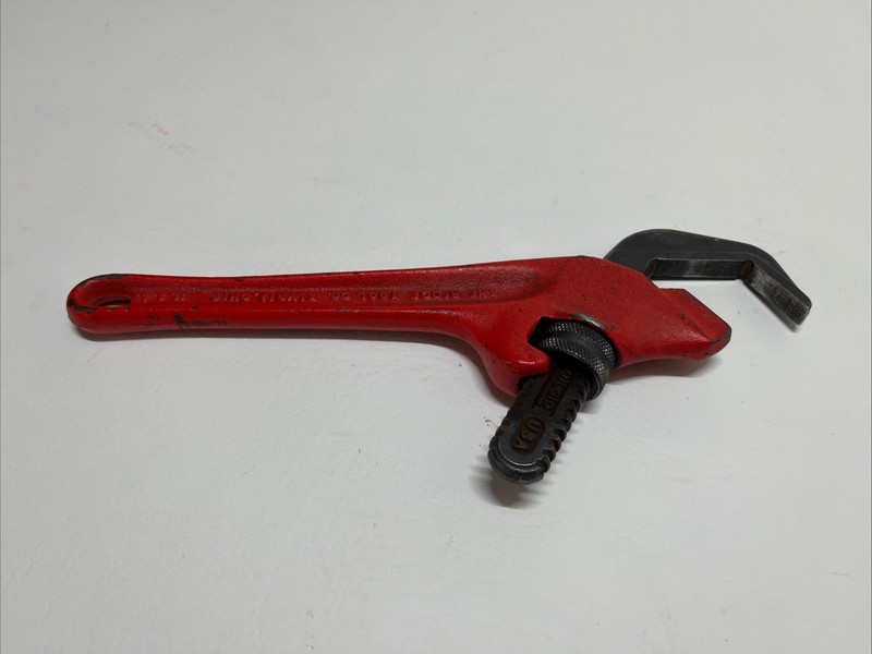 RIDGID Model E-110 9.5" Offset Hex Pipe Wrench: Made in USA gallery