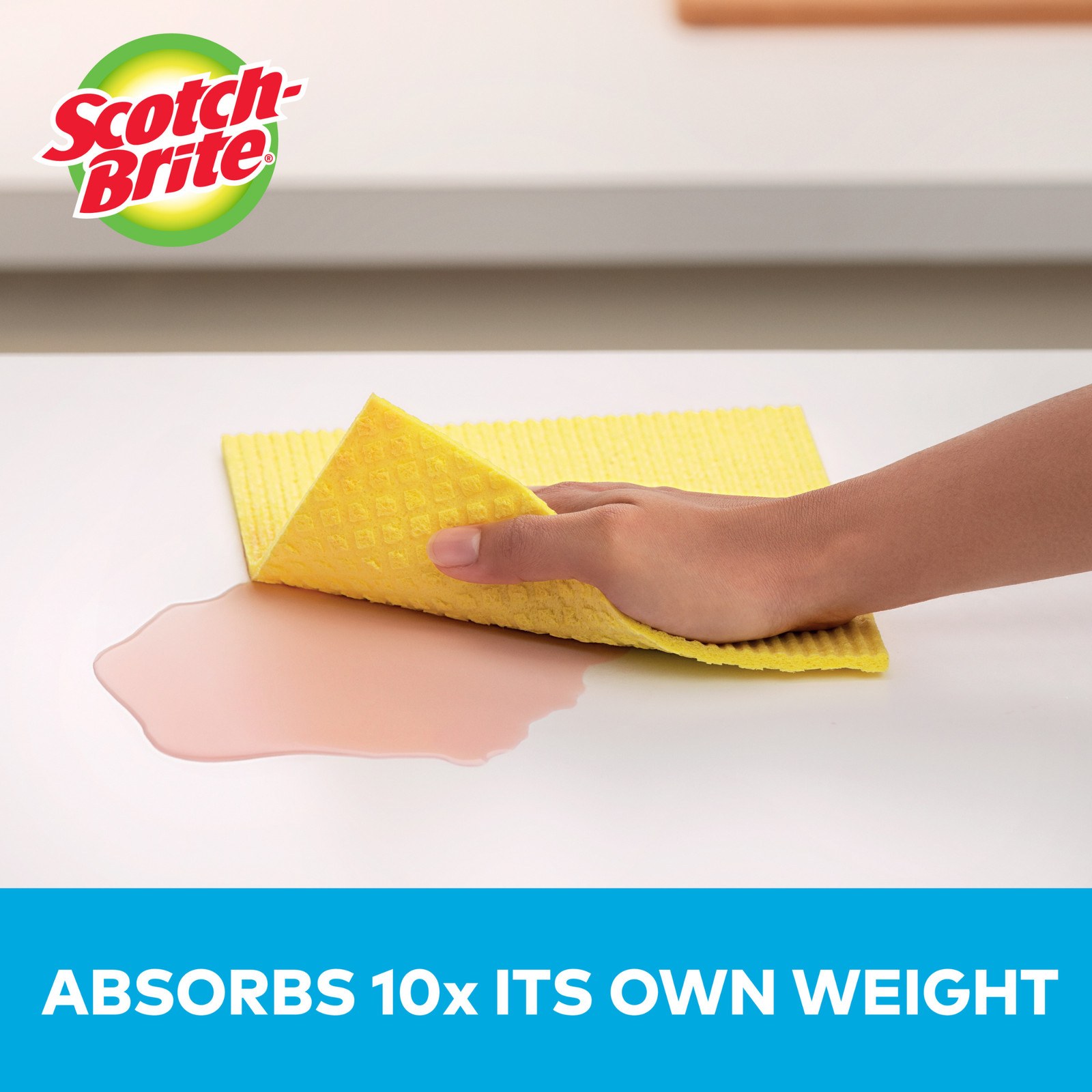 Scotch-Brite Sponge Cloths: 2-pack / Assorted (2 colors) gallery
