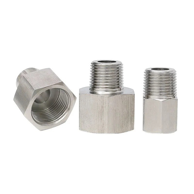 Connector Coupler Stainless G Thread BSPP Male Female Pipe Fitting Gauge Adapter gallery