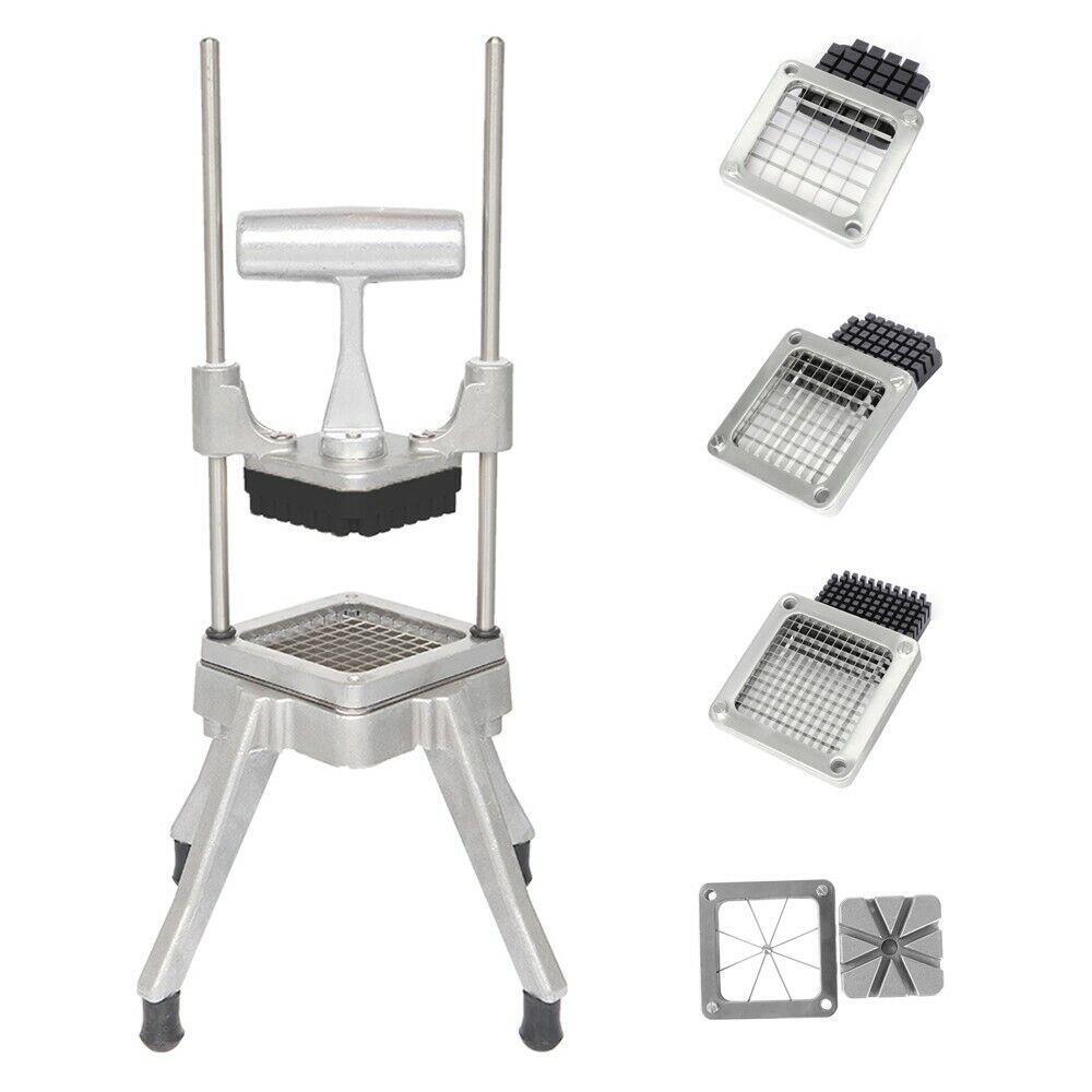 Commercial Vegetable Chopper French Fry Cutter with 4 Blades Potato Slicer gallery