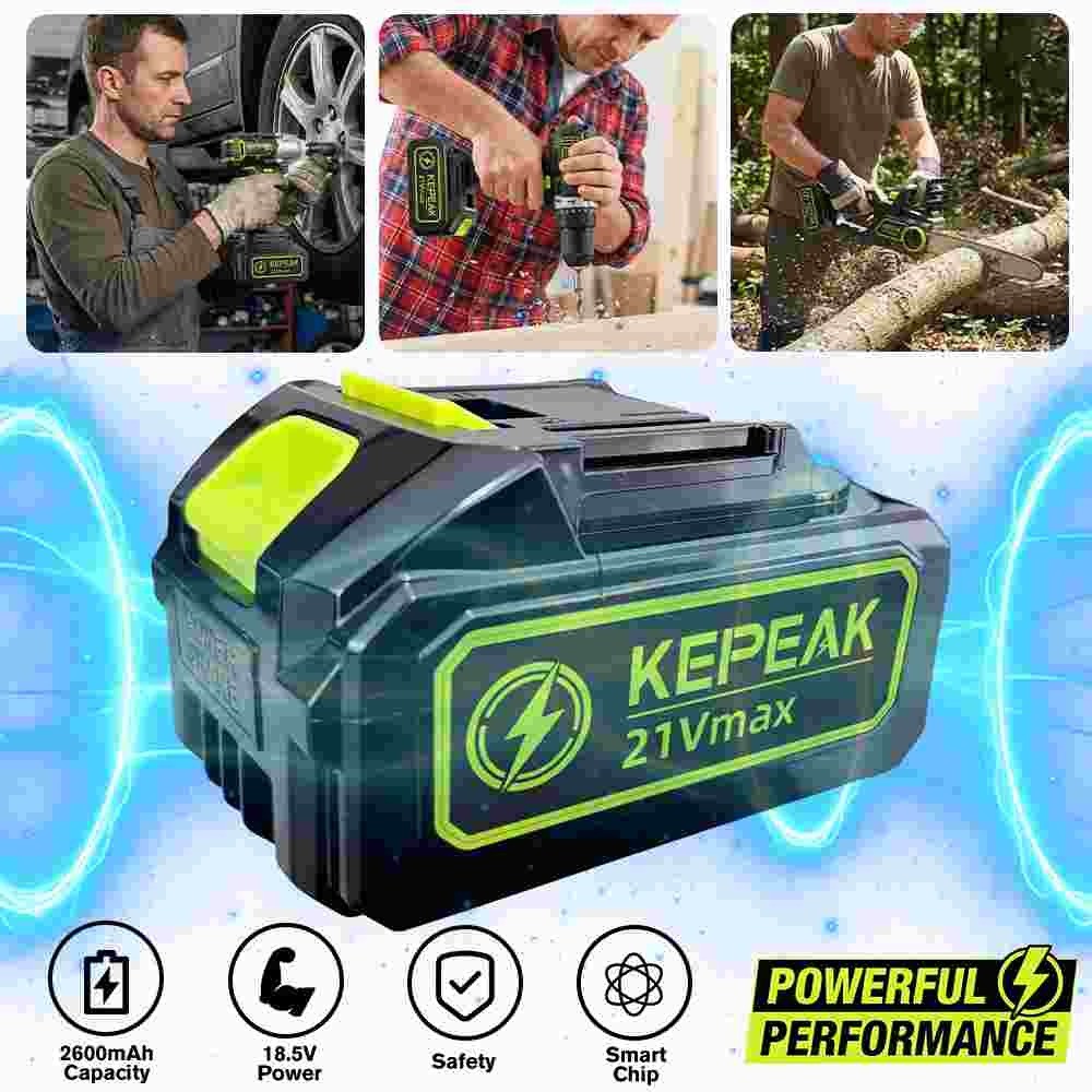 21V Lithium-ion Battery Replacement & Backup Battery with LED Power Indicator gallery