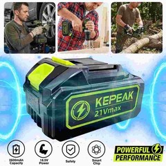 21V Lithium-ion Battery Replacement & Backup Battery with LED Power Indicator