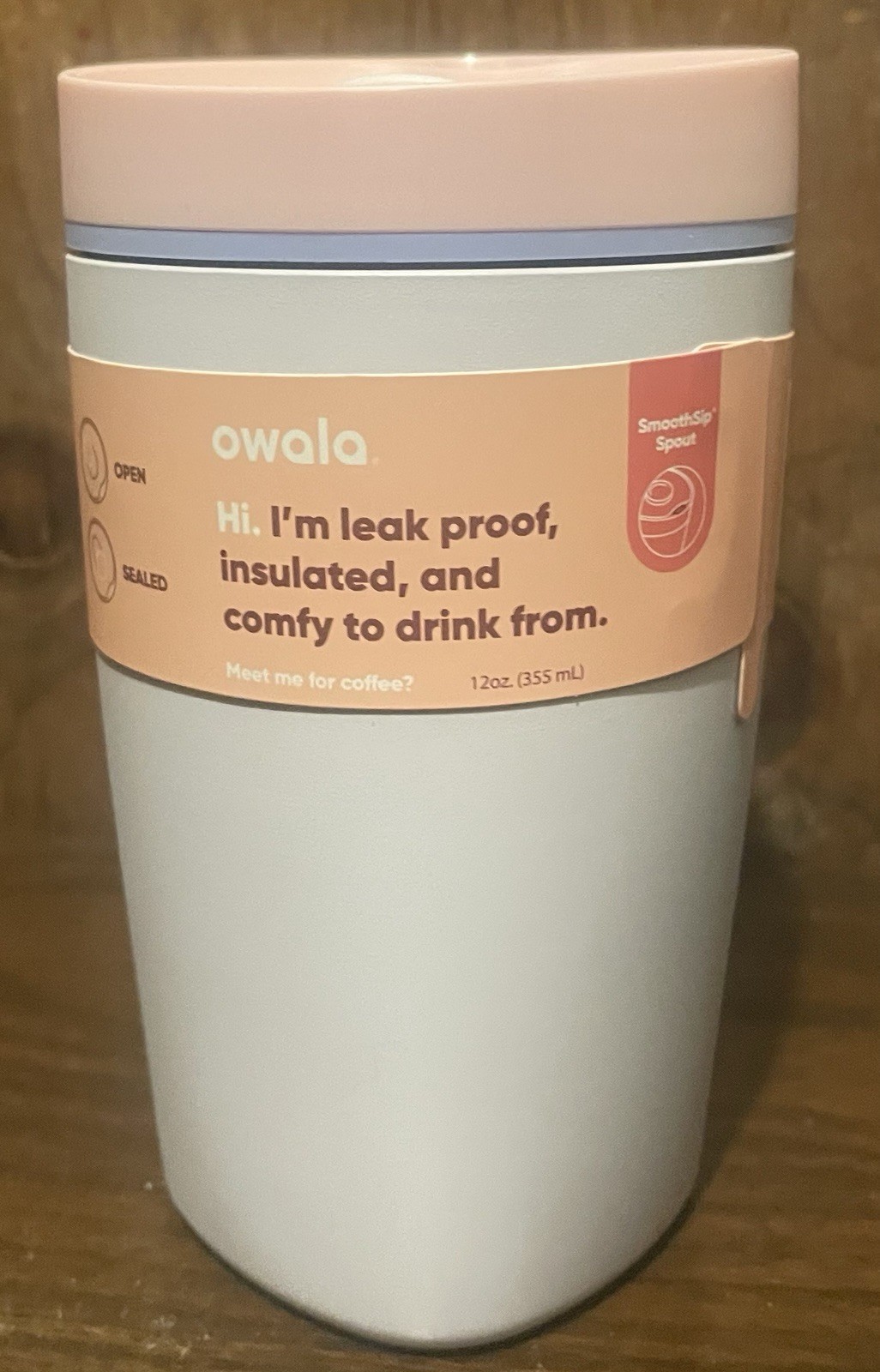 OWALA 12 oz Stainless Steel SmoothSip Spout - Mug Tumbler - Candy Coated - NEW gallery