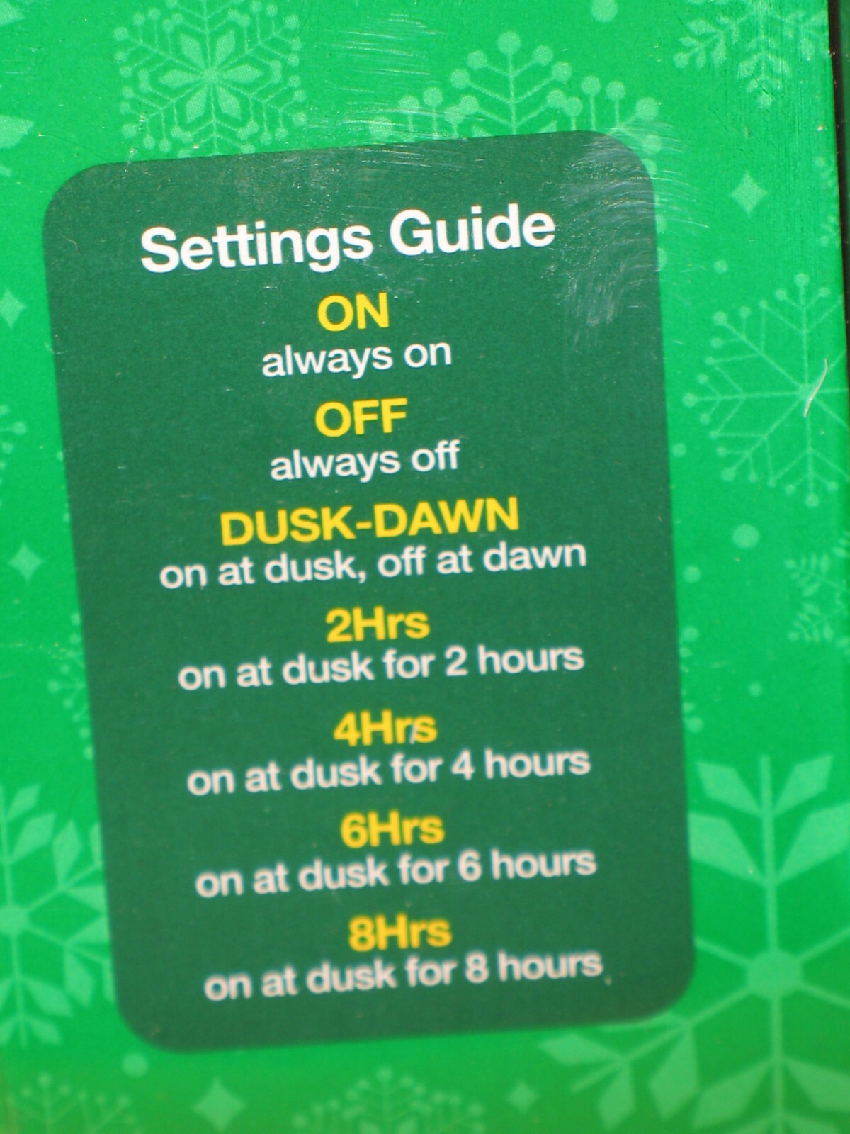Merry Brite Mechanical Timer All Weather outdoor 2-8 Hours setting options gallery