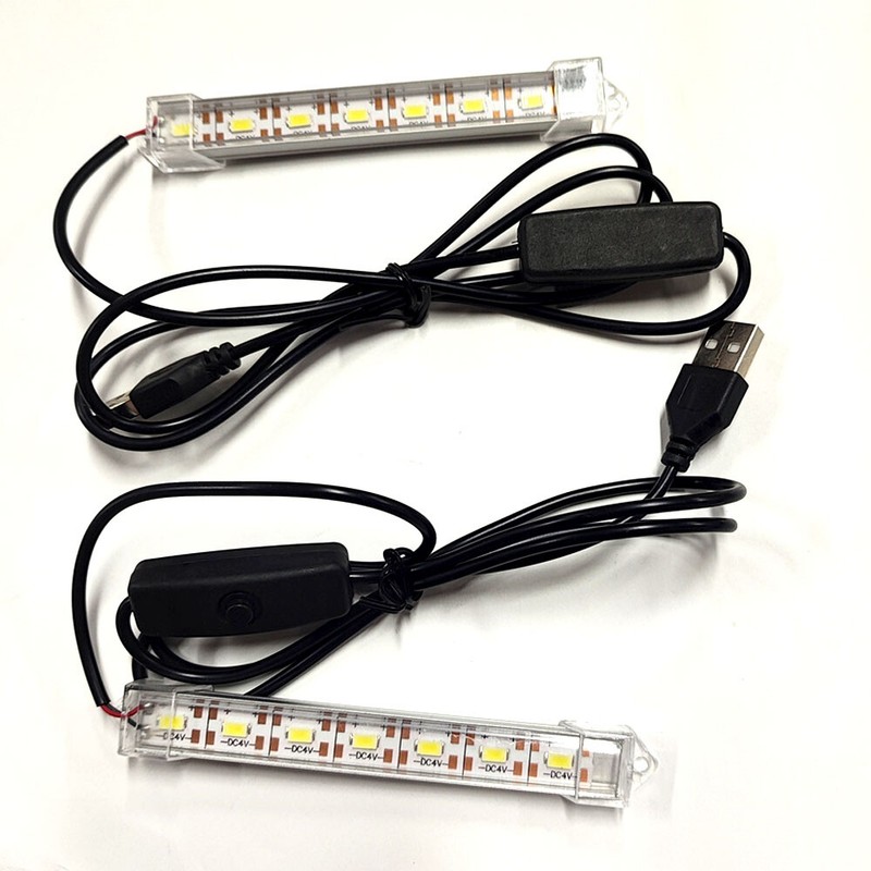 2Pcs Muti sizes USB LED Hard Strip Bar Light Tube Under Cabinet Lamp With Switch gallery