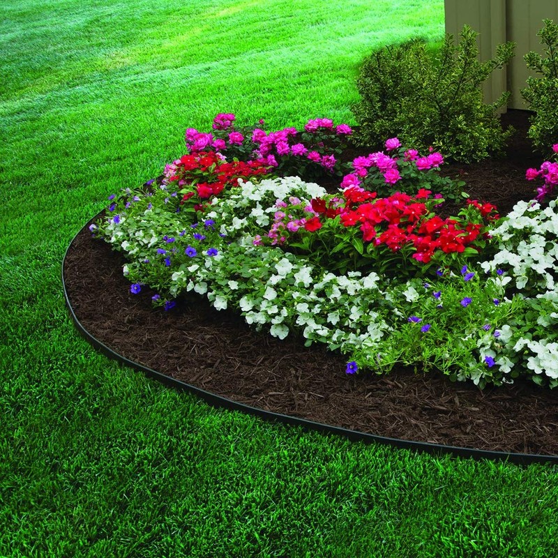EasyFlex No-Dig Landscape Edging Kit - 100 ft., Black 100 ft traditional gallery
