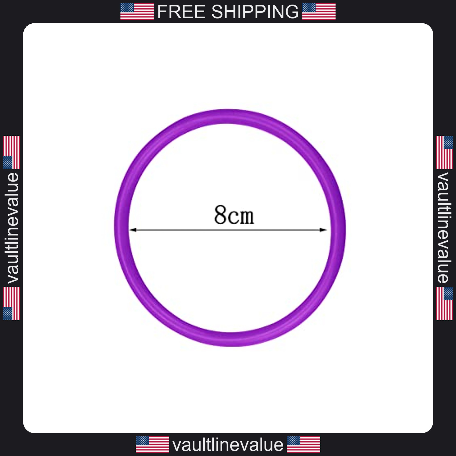 Topbuti 24 Pcs Plastic Toss Rings Ring Toss Game Outdoor Garden Backyard gallery