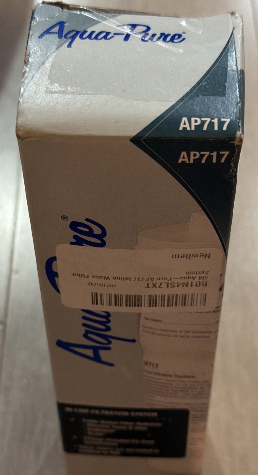 3M Aqua-Pure AP717 5 Micron Inline Carbon Water Filter 1/4 NPT gallery
