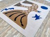 Modern Design Hand Tufted Eagle Design 100 % NZ Wool Area Rug For Living Room gallery
