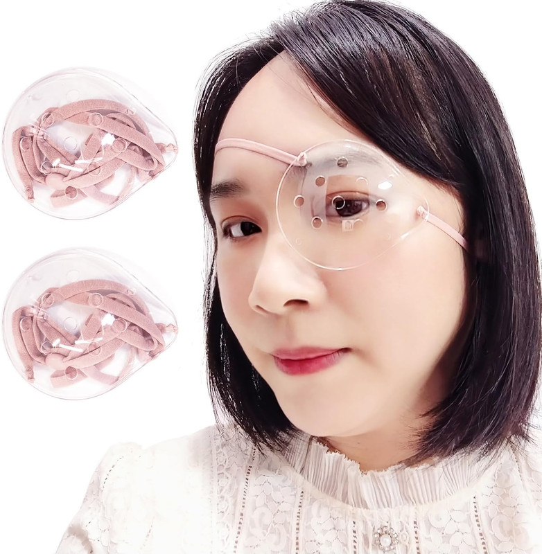Clear Eye Shield after Cataract Surgery, 2 Pack, Breathable Medical Eye Patches gallery