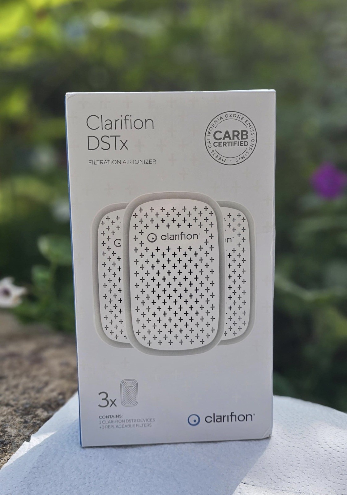 Clarifion DSTx Air Purifier 3 Pack Plug In Ionizer HEPA Filter New gallery