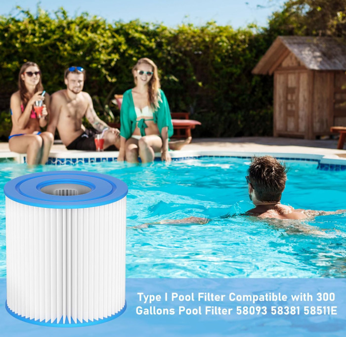 8pcs Swimming Pool Filter Cartridges Summer Waves Replacement 58093 58381 58511E gallery
