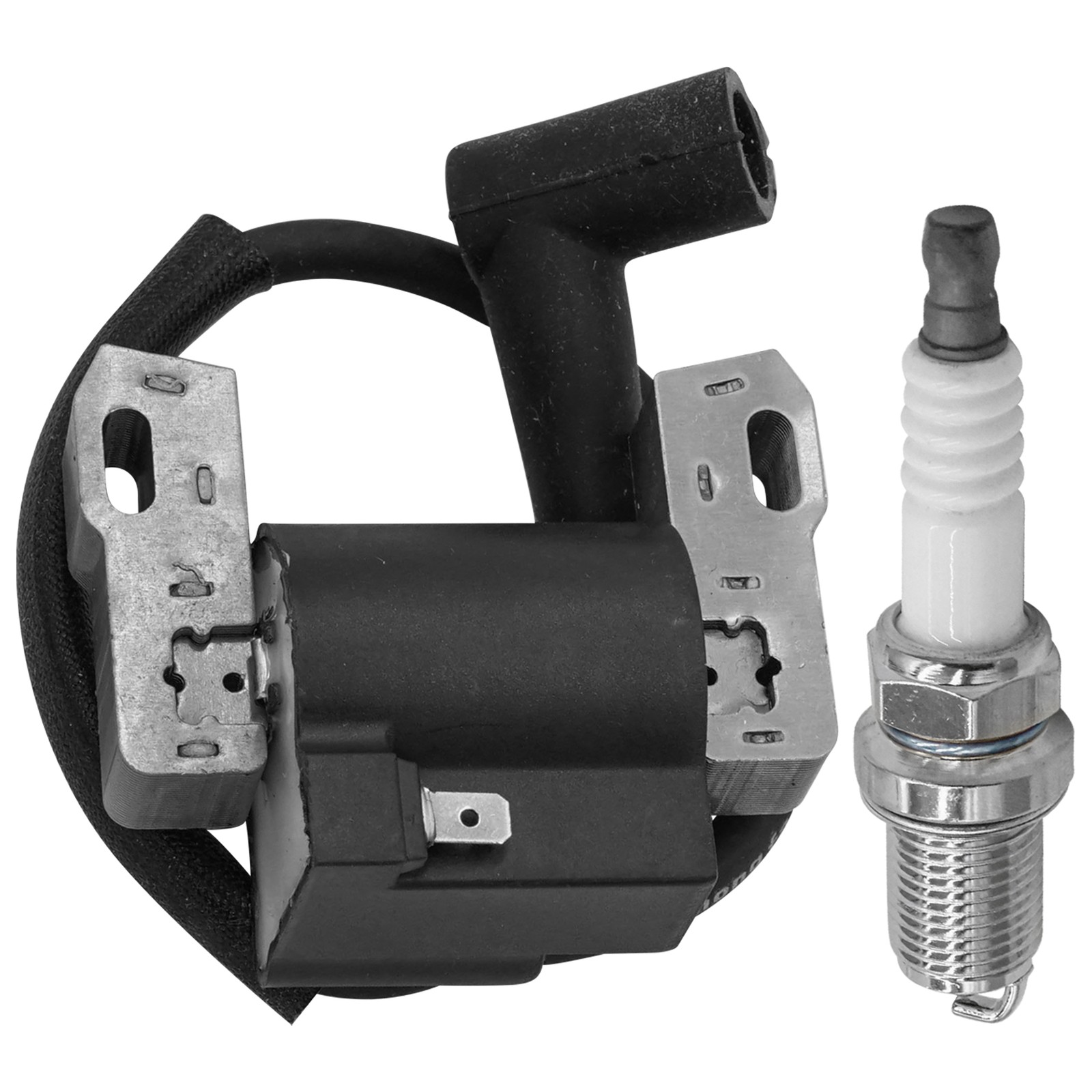 Ignition Coil with Spark Plug For John Deere E130 E140 E150 E160 E170 E180 gallery