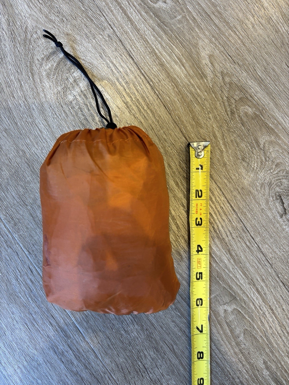 REI Co-op Back Pack Rain Cover Gray Inner Pocket Drawstring 2