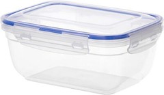 Large Plastic Food Storage Container with Airtight Lid, 5 Qt. Leakproof BPA Free
