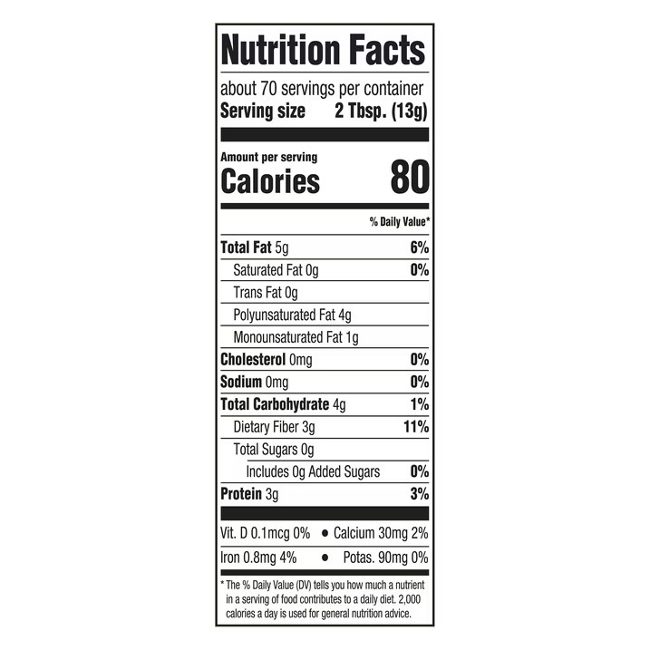 Great Value Organic Ground Flax Seed, 16 oz gallery
