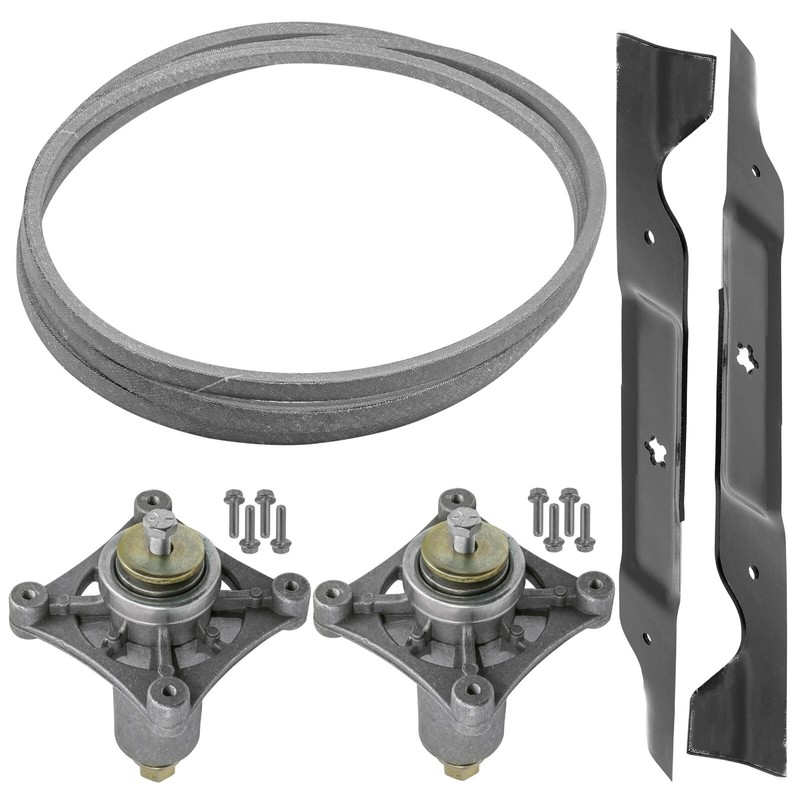 46" Deck Spindle Blade Belt Kit for Husqvarna 405380 405143 187292 192870 46" gallery