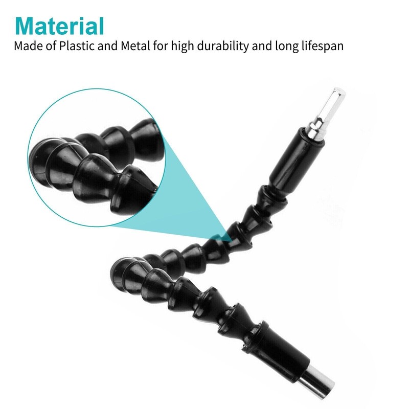 1/4" Hex Flexible Shaft Extension Screwdriver Drill Bit Holder Attachment Tool gallery