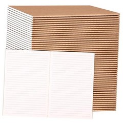 48 Pack Lined Notebooks, A5 Journals Bulk, 8.3×5.5 Notebook Kraft Lined-48pack