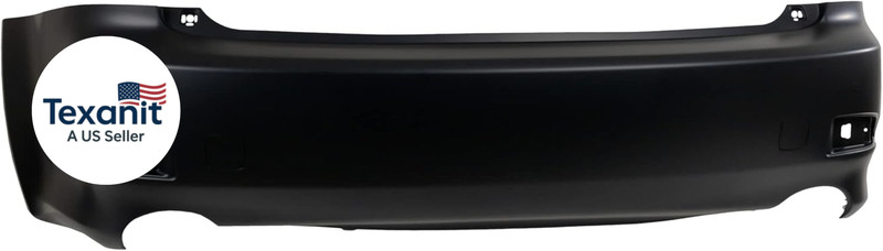 Rear Bumper Cover Compatible with 2006-2008 Lexus IS250, IS350, Primed, with Ref gallery