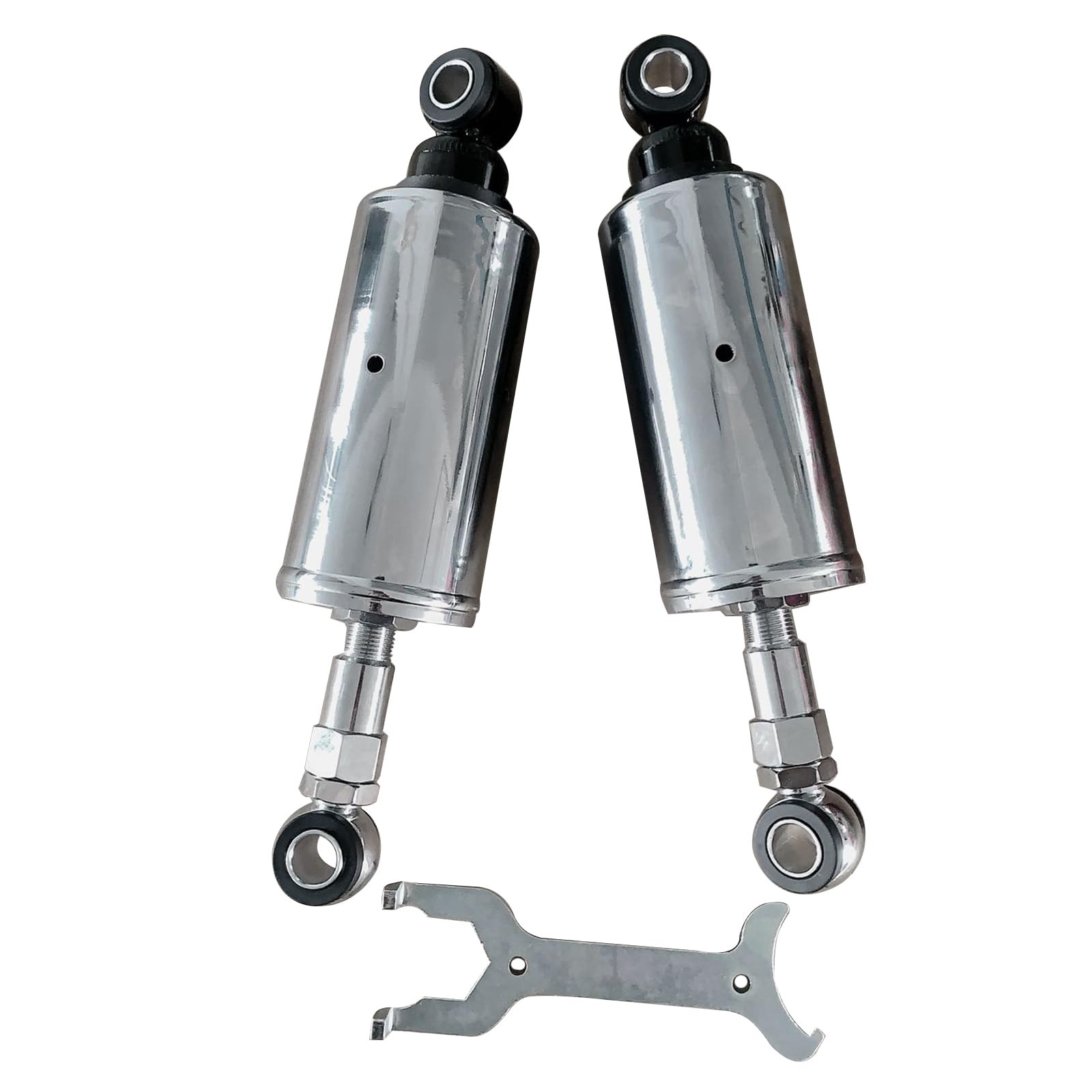GELUOXI Rear Suspension Shocks Set Adjustable Replacement for Harley Softail ... gallery