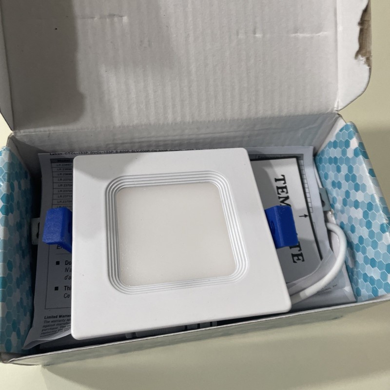 Luxrite Led Soft White 3” Mini Square Recessed Panel 7 Watt 450 Lumen 120 Volts gallery