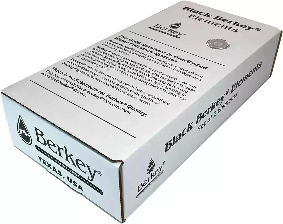Berkey Authentic Black BB9-2 Water replacement Filters For Berkey Water System gallery